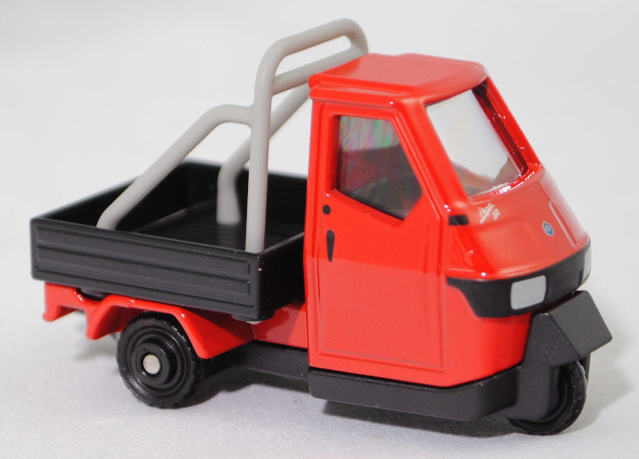 00000 Ape 50 2T E4 Cross Country (Typ E4, Modellcode E33M000040, Facelift 2019, Modell 2019-), verkehrsrot/schwarz/papyrusweiß, SIKU SUPER, 1:43, P29f