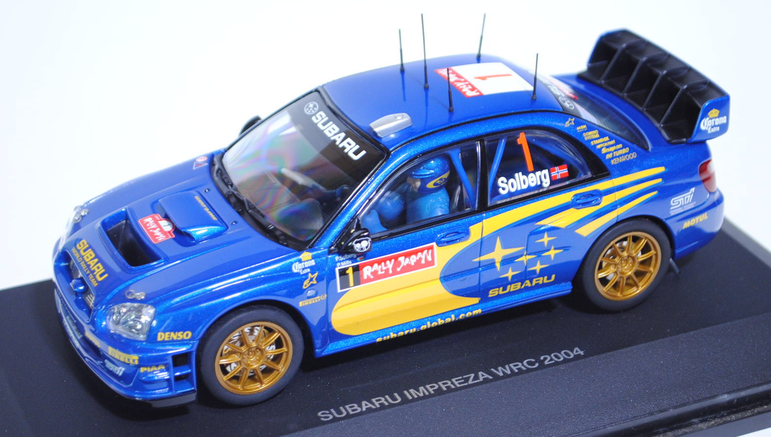 Subaru Impreza WRC 2004 (WRX Sti, Typ GD B-E), Modell 2002-2005, signalblaumetallic, Rallye Japan 20