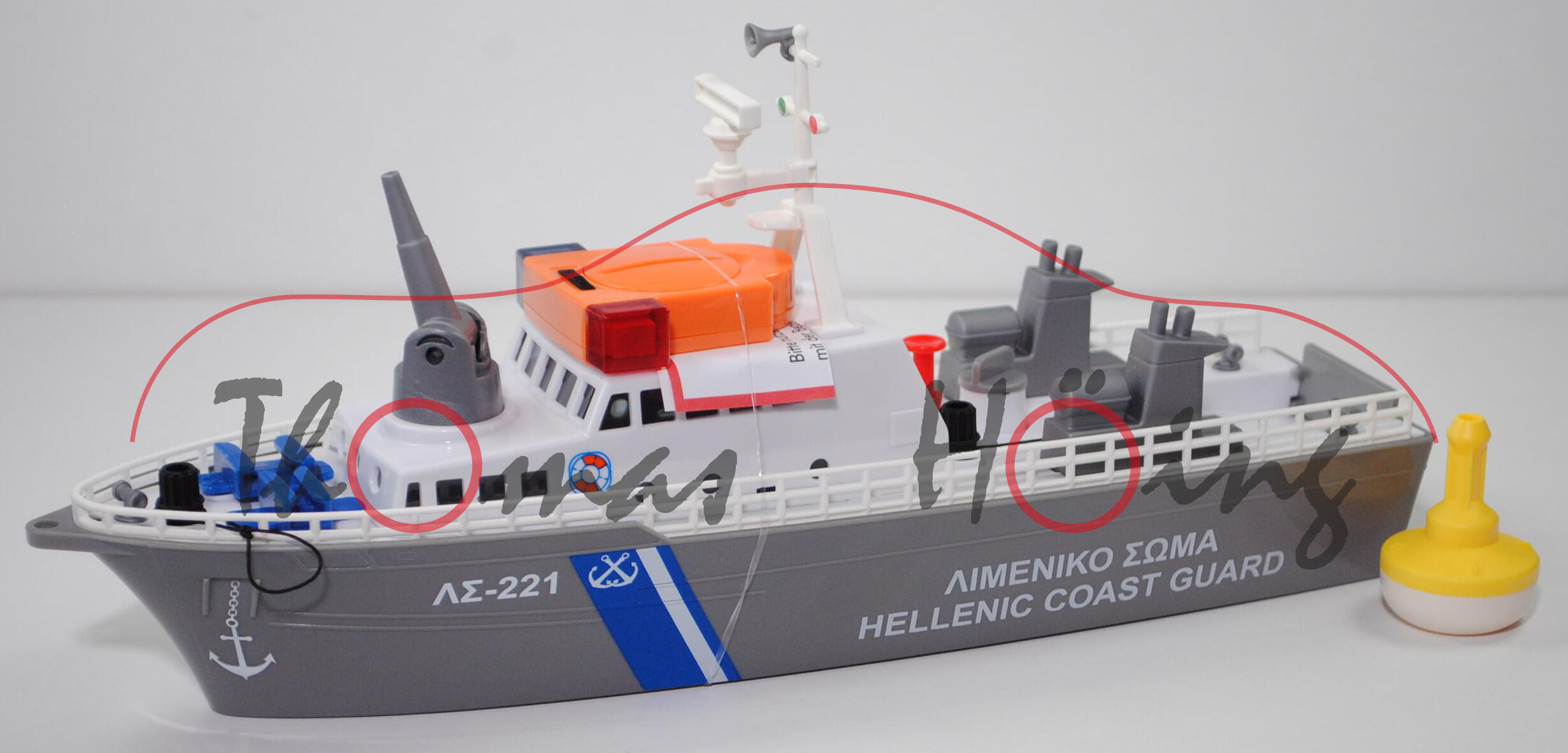 00901 GR Polizeiboot, weiß/grau, AE-221 / AIMENIKO EOMA / HELLENIC COAST GUARD, SIKU, L18