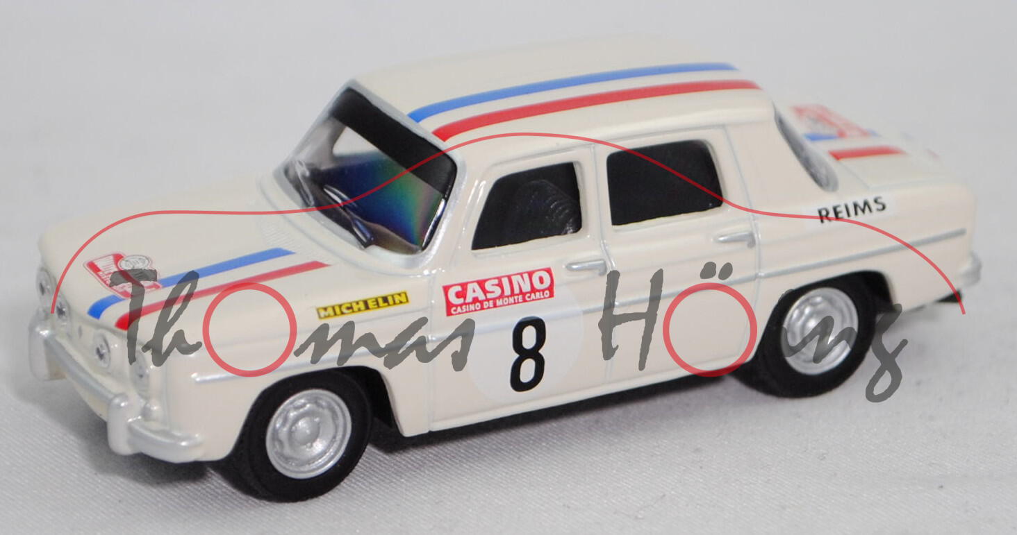Renault 8 Gordini (Typ R 1135, Mod. 67-70), Rallye Monte-Carlo Historique 14, Nr. 8, Norev, 1:54, mb