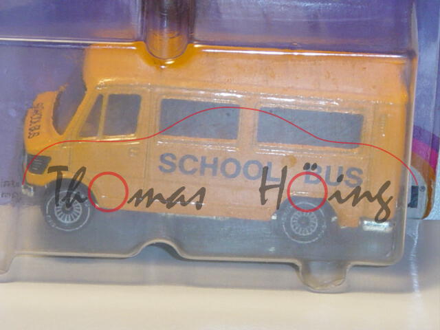 00600 GB Mercedes-Benz 208 (BR TN, Typ T 1, Mod. 1977-1982) Schulbus, d.melonengelb, SCHOOL BUS, P21