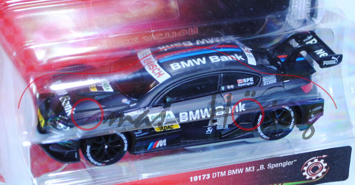 BMW M3 DTM 2012 (Typ E92), mattschwarz, Team: BMW-Team Schnitzer (Teamwertung: 1. Platz, Herstellerw