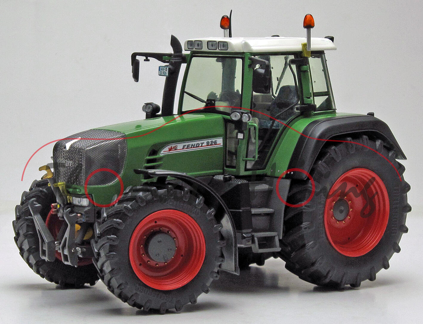 Fendt Vario 926 TMS (Ausführung 2002-2006), weiß/grün/schwarz/grau, WAF D 926, weise-toys, 1:32, mb