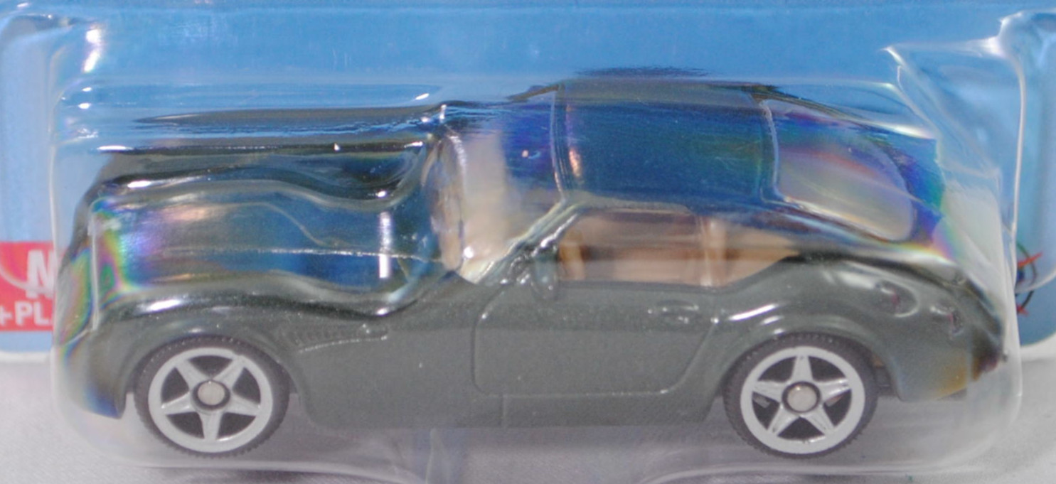 00010 Wiesmann GT MF4 (Mod. 05-10), hell-chromoxydgrünmet., Bpr. ohne Adresse, SIKU, 1:53, P29e