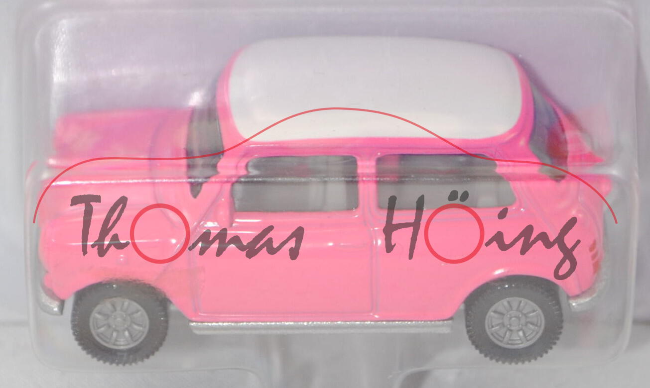 00603 GB MINI Cooper 1.3i (Typ MK VI, Mod. 1991-1996), erikaviolett, Dach reinweiß, SIKU, 1:52, P26