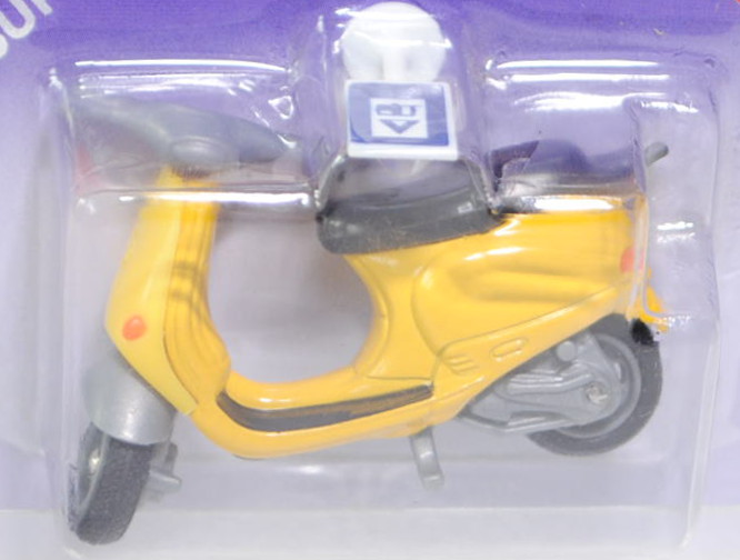 00000 Vespa ET4 (Piaggio, Modell 1996-1999), kadmiumgelb, Sitz schwarz, C18, SIKU SUPER, ca. 1:32, P