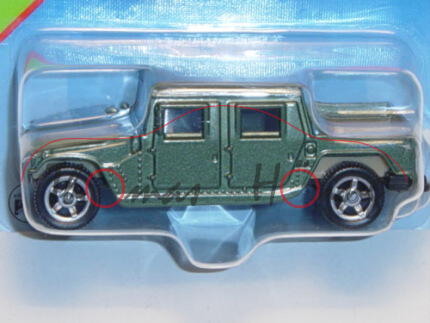 00003 SIKU CANYON (vgl. Hummer H1 Typ 4-door open top, Modell 1992-2006), hell-kieferngrünmetallic,