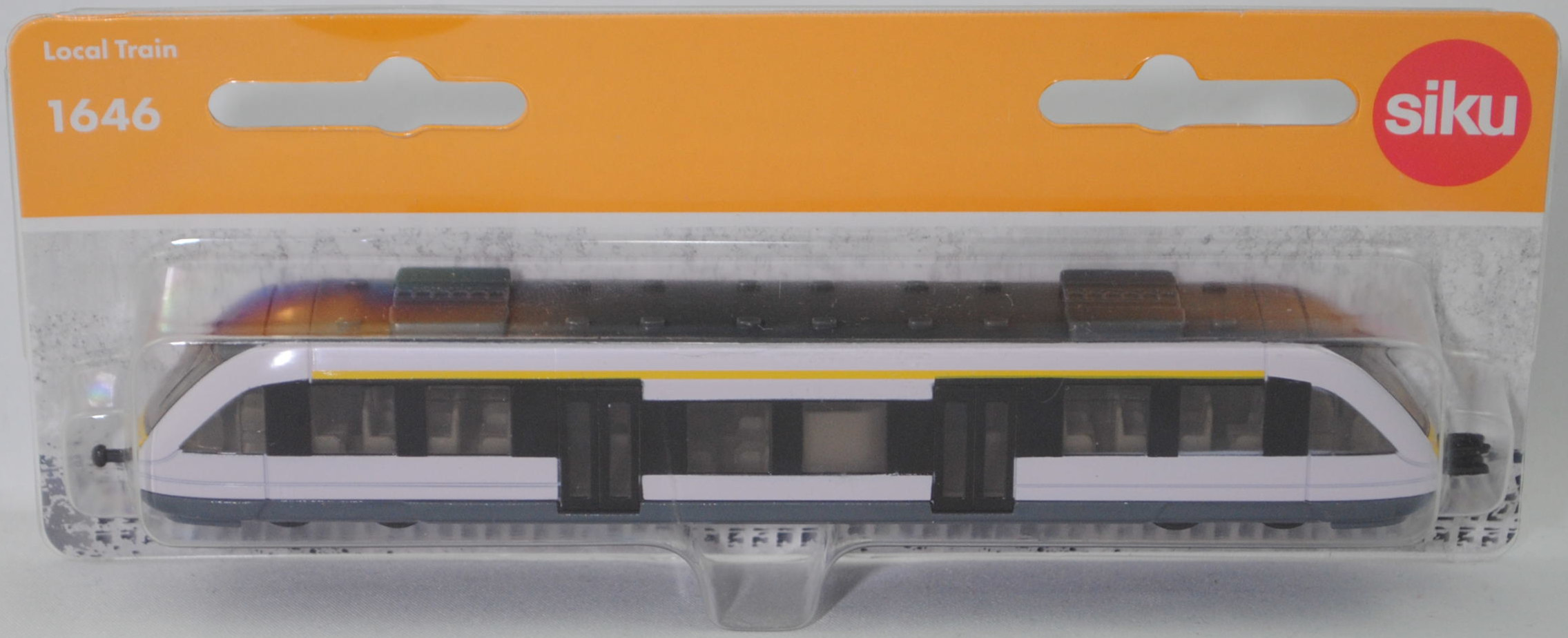 00701 IE Nahverkehrszug (Regionaltriebwagen Alstom Coradia LINT 27, Baureihe 640, Modell 1999-), grauviolett, Kupplung mit seitliche Führungen, SIKU SUPER 1:120, 1:114, P29f (Limited)
