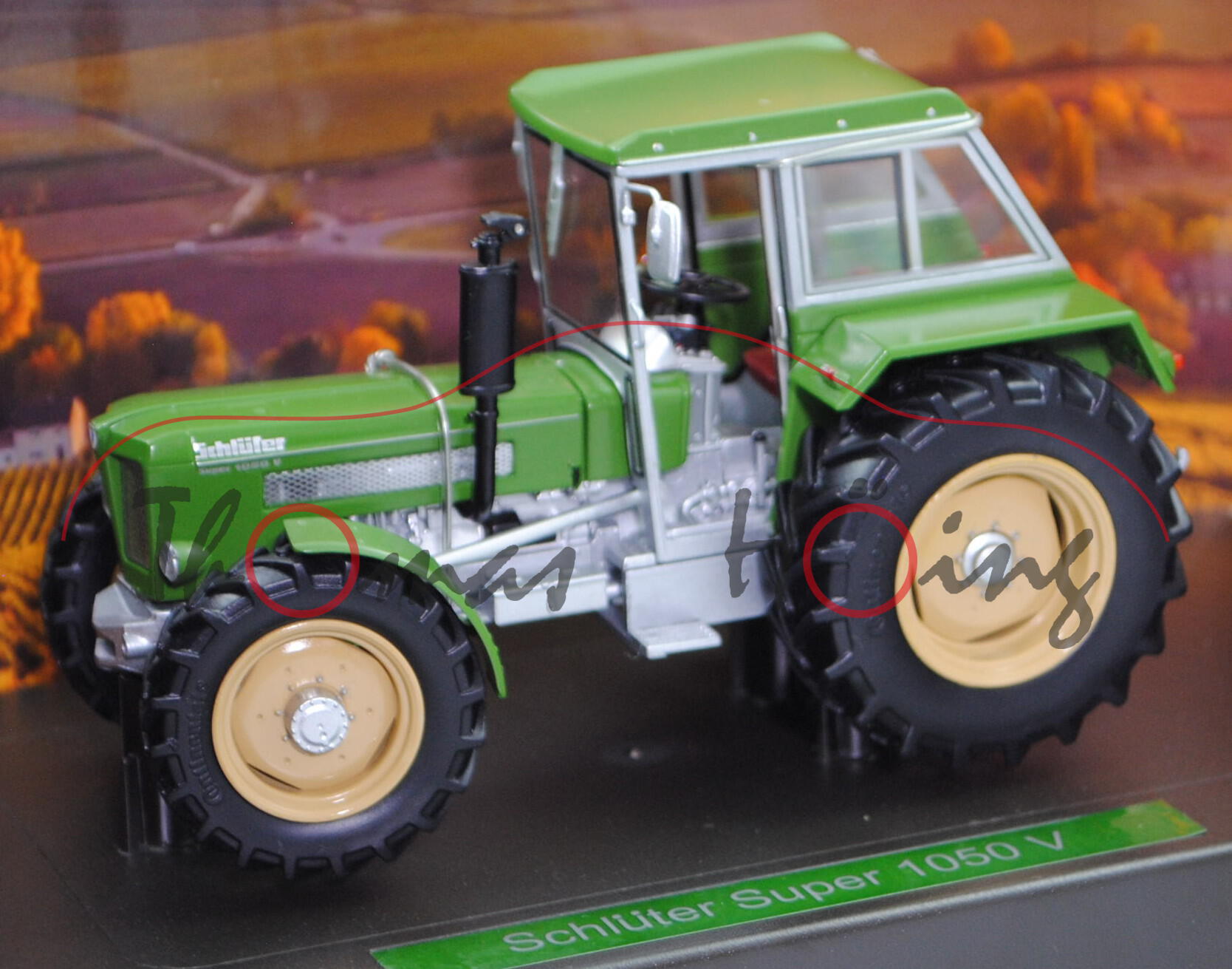 Schlüter Super 1050 V mit Kabine (Ausführung 1974-1986), weise-toys by HOLLAND OTO, 1:32, mb