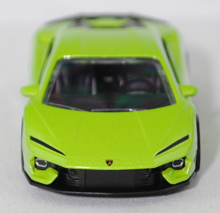00000 Lamborghini Temerario (1. Generation, Modell 2024-), hell-gelbgrünmetallic, innen schwarz, B55 silbergrau, SIKU SUPER, 1:59, P29f