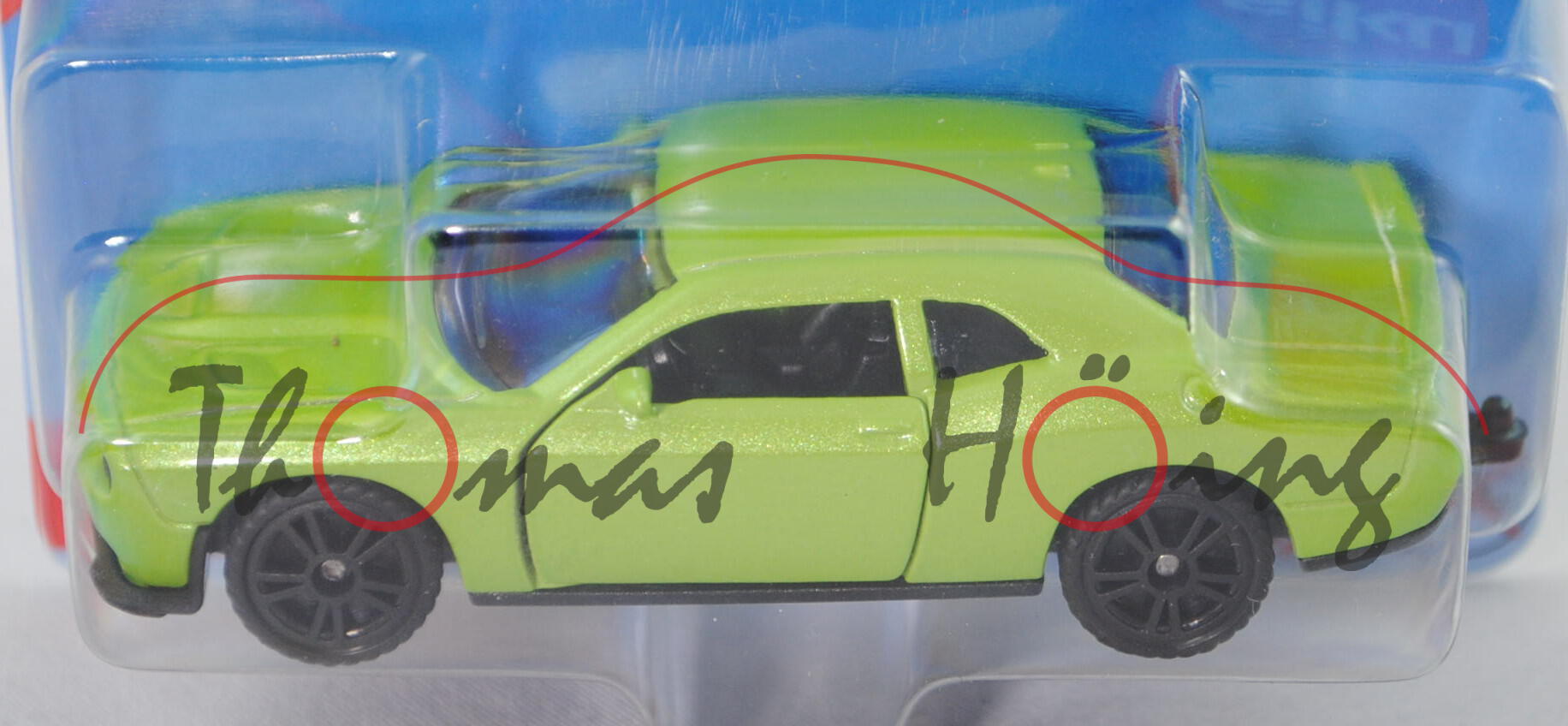 00000 Dodge Challenger SRT Hellcat (3. Generation, Facelift, Modell 2014-), hell-gelbgrünmetallic