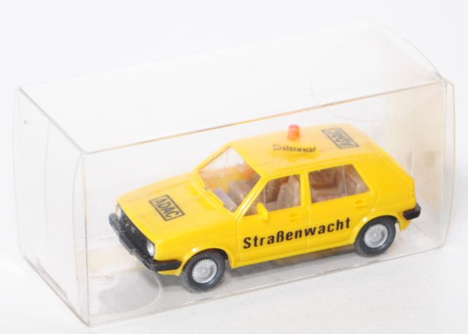 VW Golf II ADAC, gelb, ADAC / Straßenwacht, Wiking, 1:87, mb