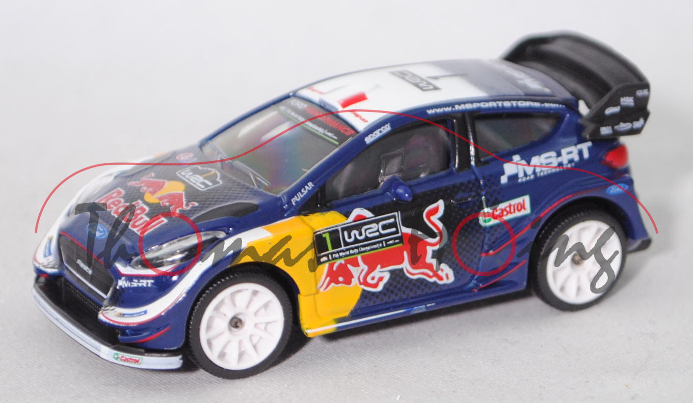 Ford Fiesta RS WRC (Mod. 2017-), Rallye WM 2018, S. Ogier / J. Ingrassia, Nr. 1, majorette, 1:57, mb