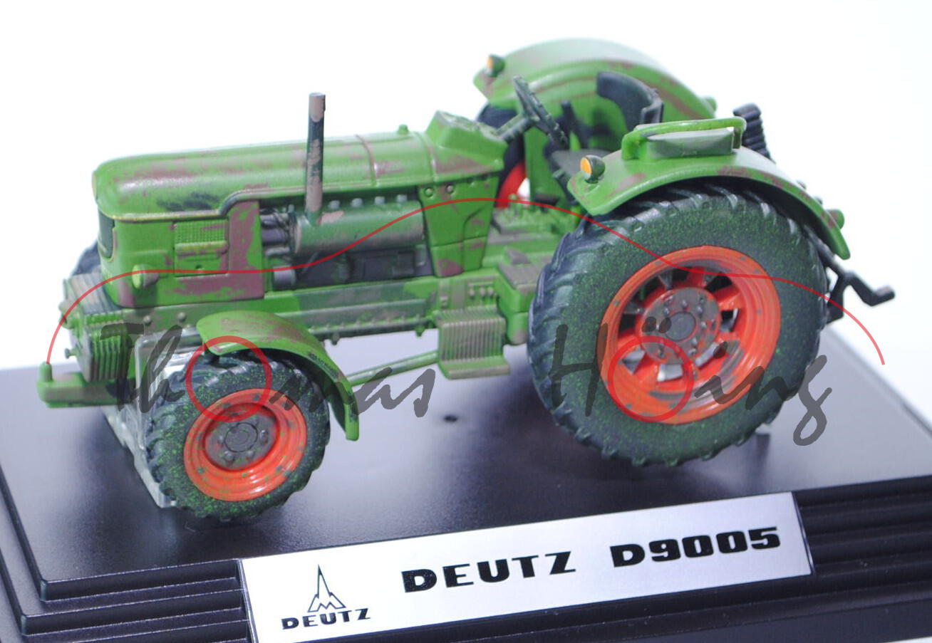 Deutz D9005 Ackerschlepper (Modell 1966-1967), maigrün, gealterte Ausführung, SIKU CLASSIC+, 1:32, P