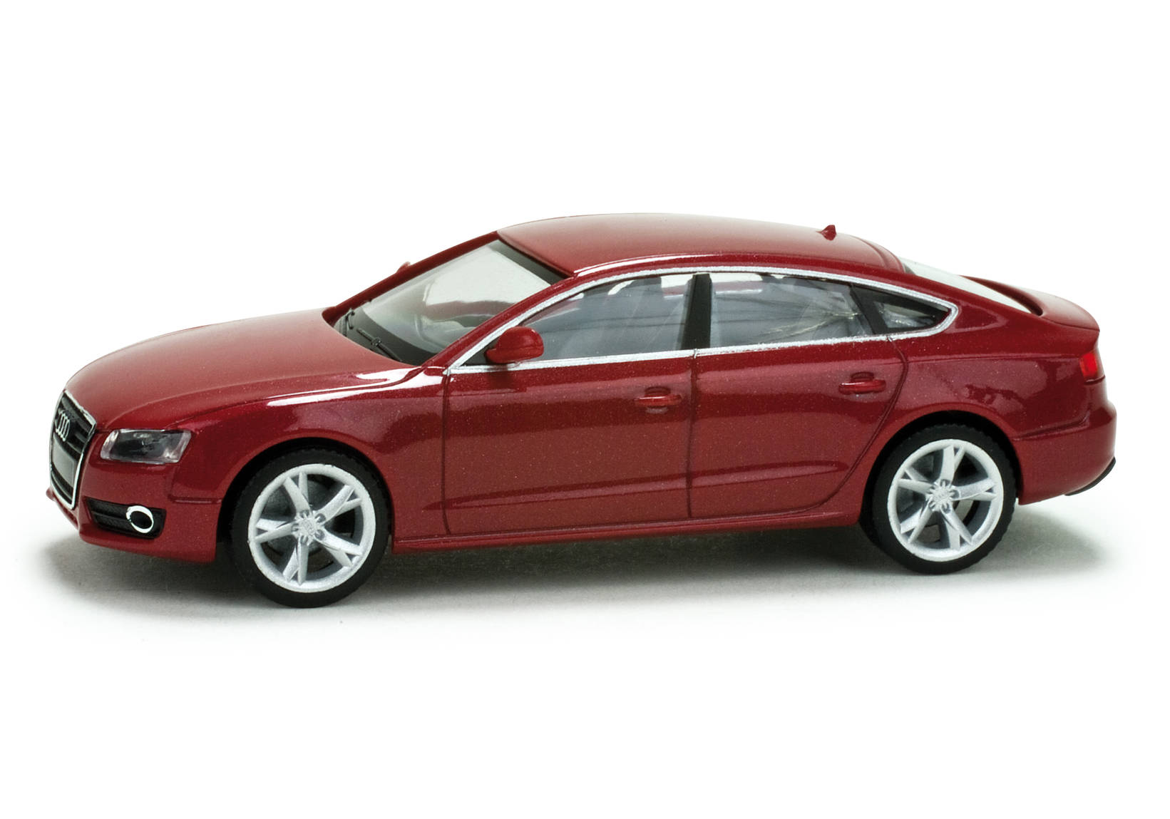 Audi A5 Sportback 2.0 TFSI quattro (Typ 8TA, Modell 2009-2011), hell-purpurrotmet., Herpa, 1:87, mb