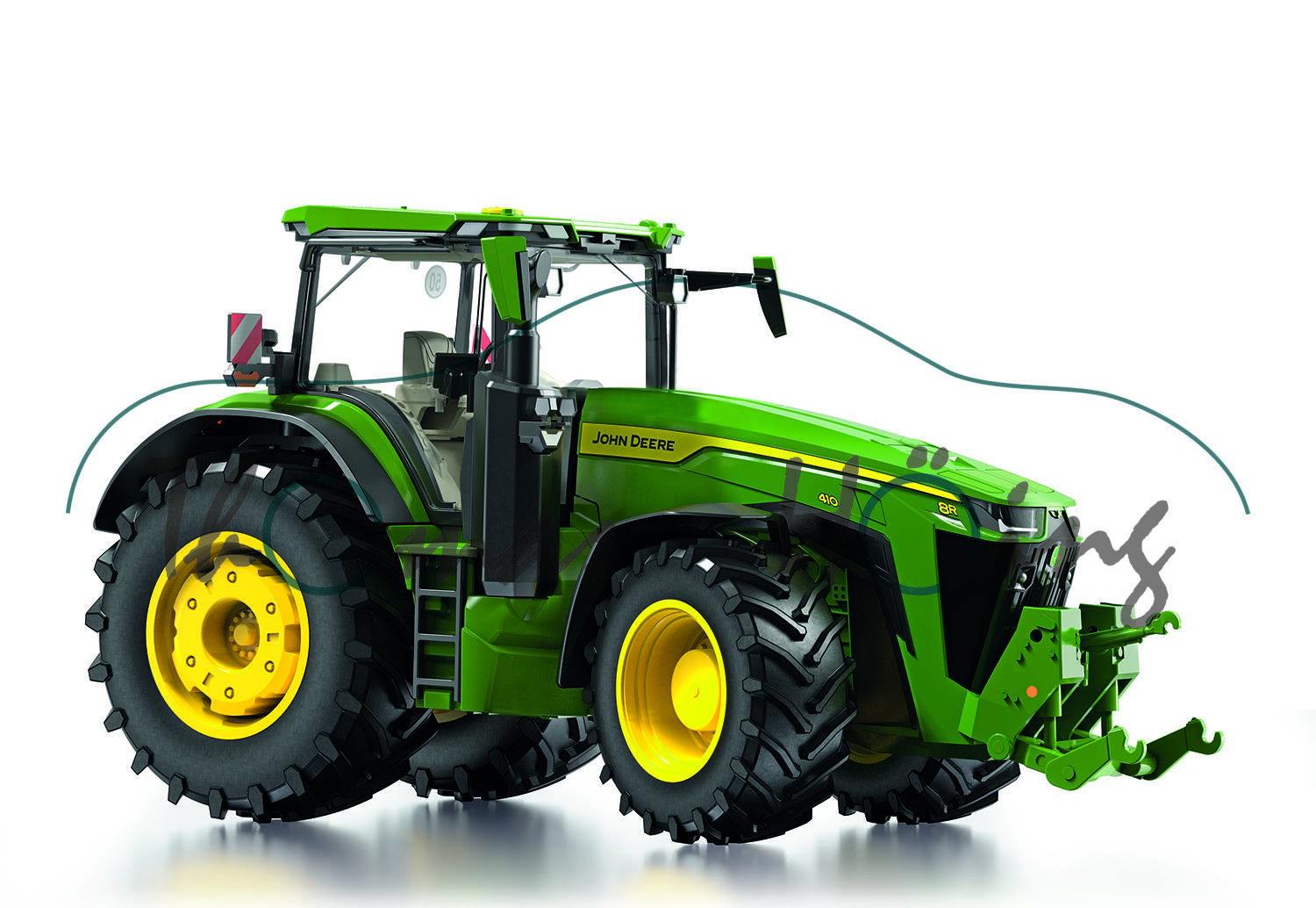 John Deere 8R 410 (3. Generation, Baureihe 8R Serie, Modell 2019-), smaragdgrün, Wiking, 1:32, mb