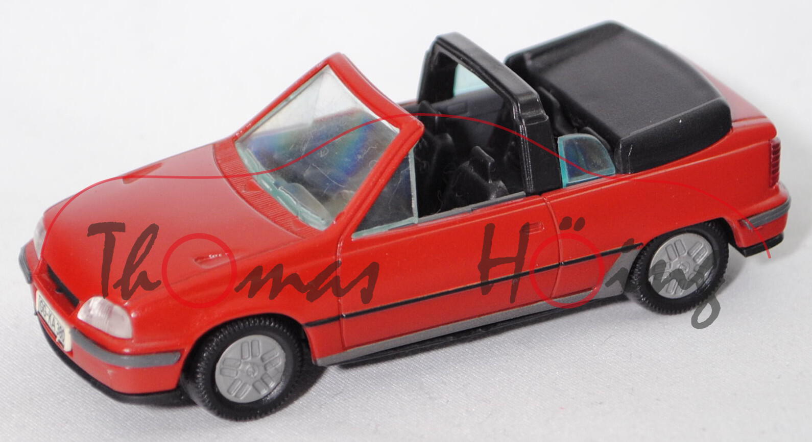 Opel Kadett GSi Cabrio (Typ E, Mod. 87-93), rot (vgl. karminrot beim Original), GAMA mini, 1:43, mb