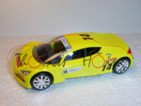 Peugeot RC, gelb, TOTAL, Nr. 14, Norev Racing, 1:50, mb