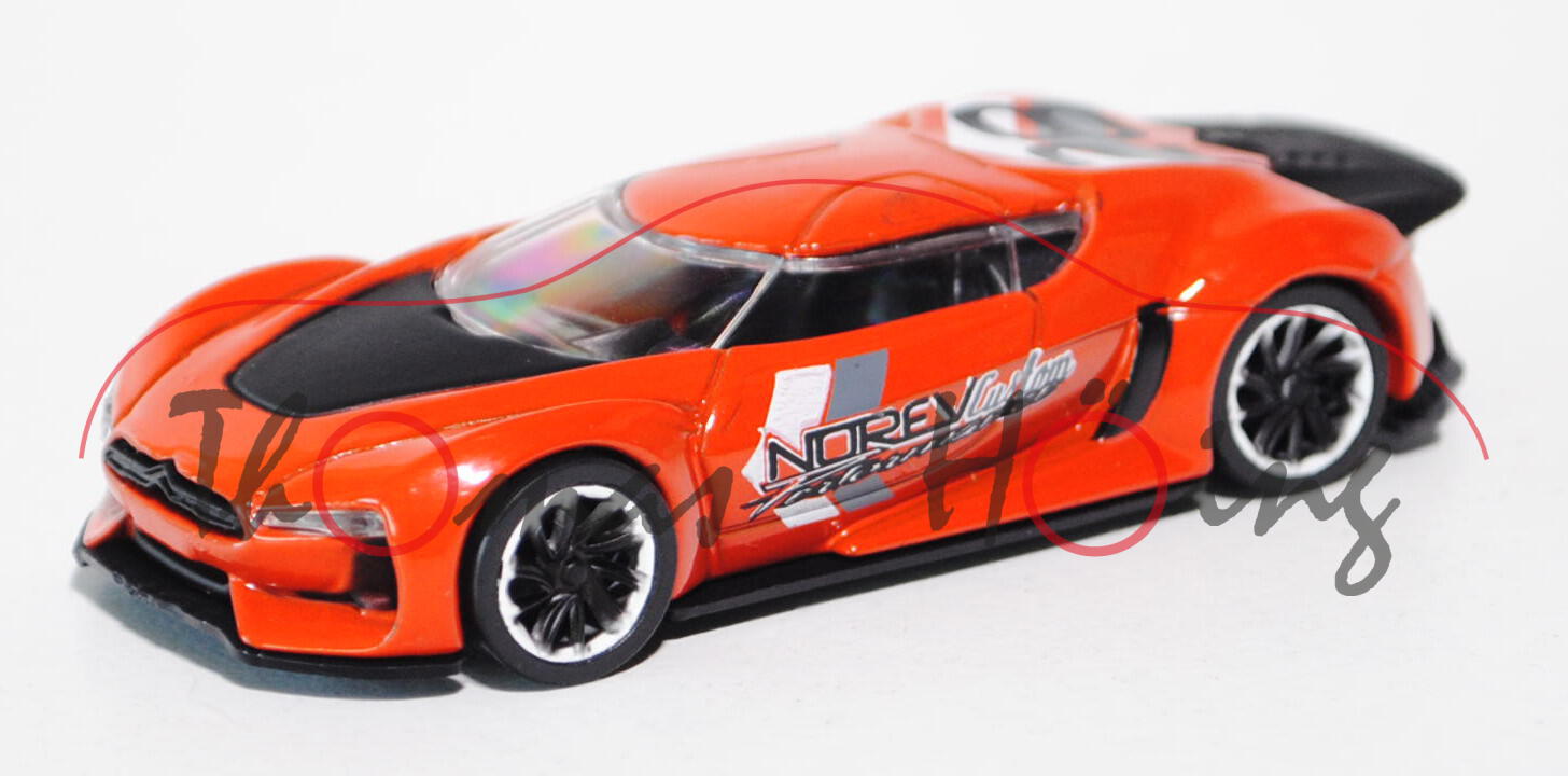 GT by Citroen Concept Car, rotorange/mattschwarz, NOREV Custom / Performance / 28, 1:50, Norev STREE