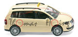 Taxi VW VW Touran, hellelfenbein, Wiking, 1:87, mb