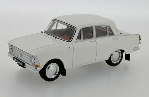 Moskwitsch 408, Baujahr 1968, Modell 1964-1975, hell-grauweiß, IST Models, 1:43, PC-Box