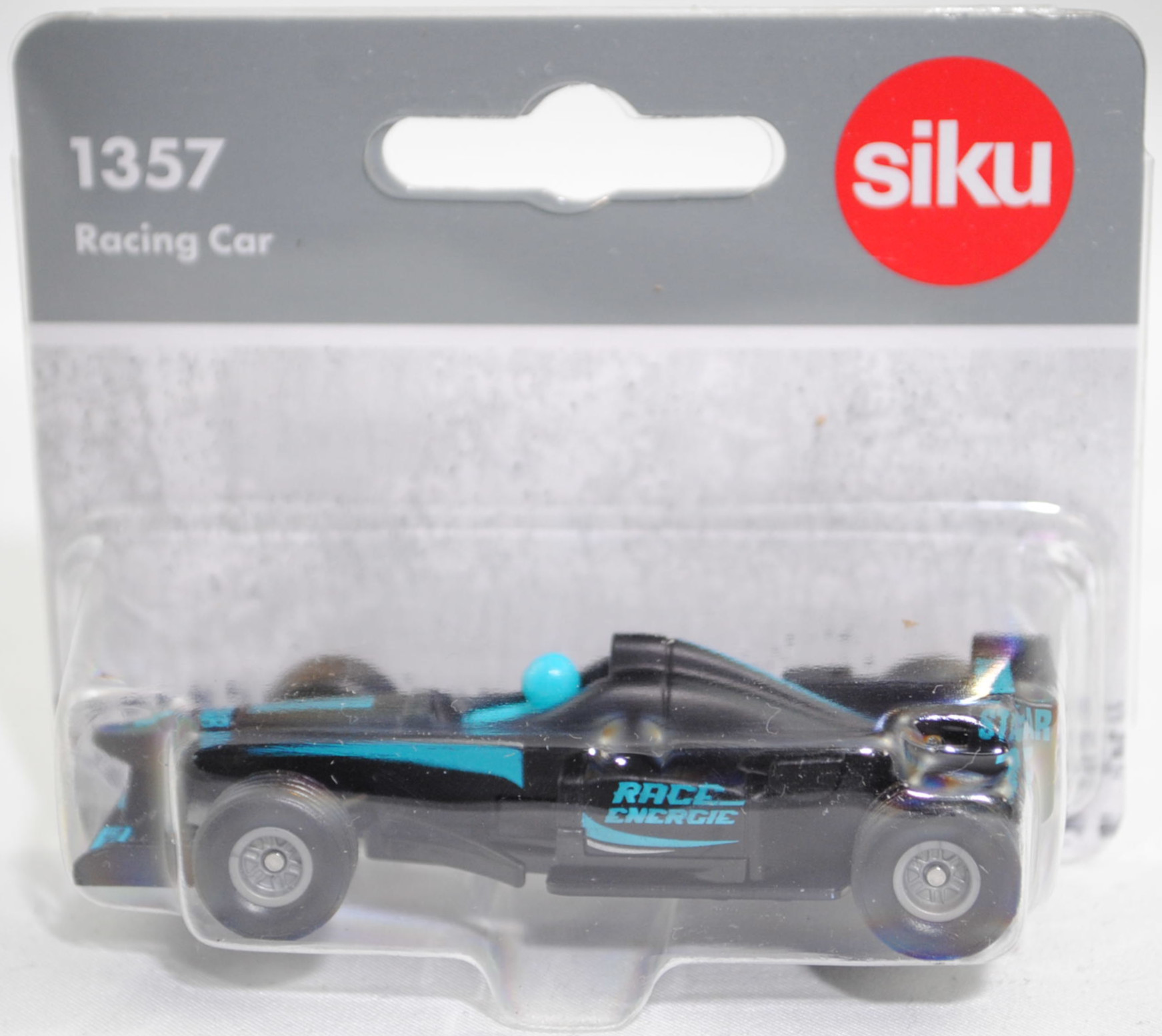 00006 Formel 1 Rennwagen (Typ Monoposto, Modell 1997), schwarz, STAR / 1 / TURBO / RACE_ / ENERGIE, SIKU SUPER, 1:55, P29f
