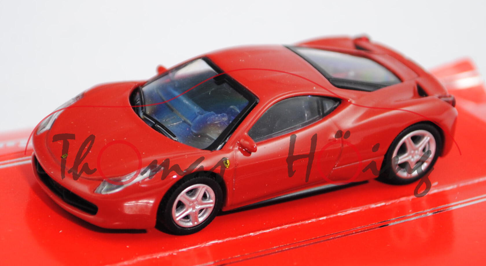 Ferrari 458 Italia (Modell 2009-2015), feuerrot, Schuco, 1:64, mb