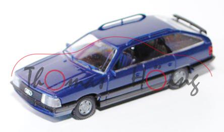 Audi 200 Avant Turbo quattro (C3, Typ 44), Modell 1983-1991, dunkel-saphirblau, Rietze, 1:87, mb