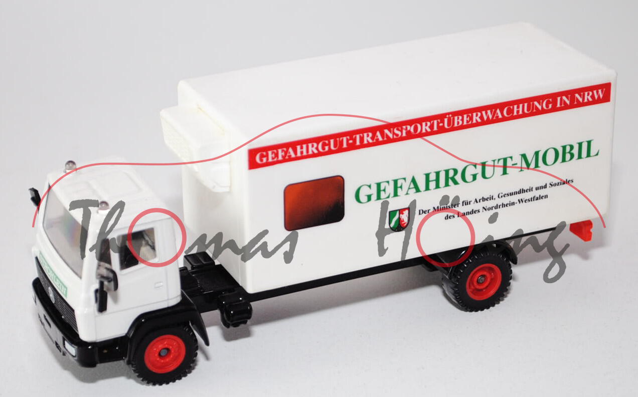 Mercedes LN-2 Koffer LKW, reinweiß/schwarz, STRÖHLEIN / GEFAHRGUT-TRANSPORT-ÜBERWACHUNG IN NRW / GEF