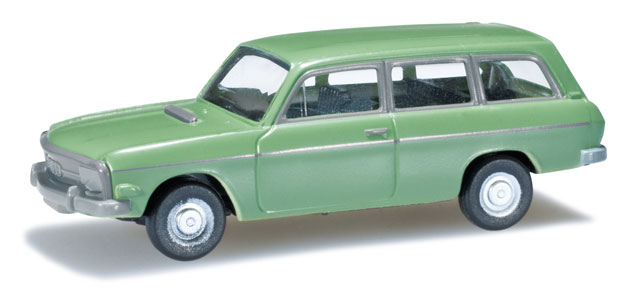 Audi 60 Variant (Typ F103), Modell 1968-1972, Baujahr 1970, resedagrün, Herpa, 1:87, mb