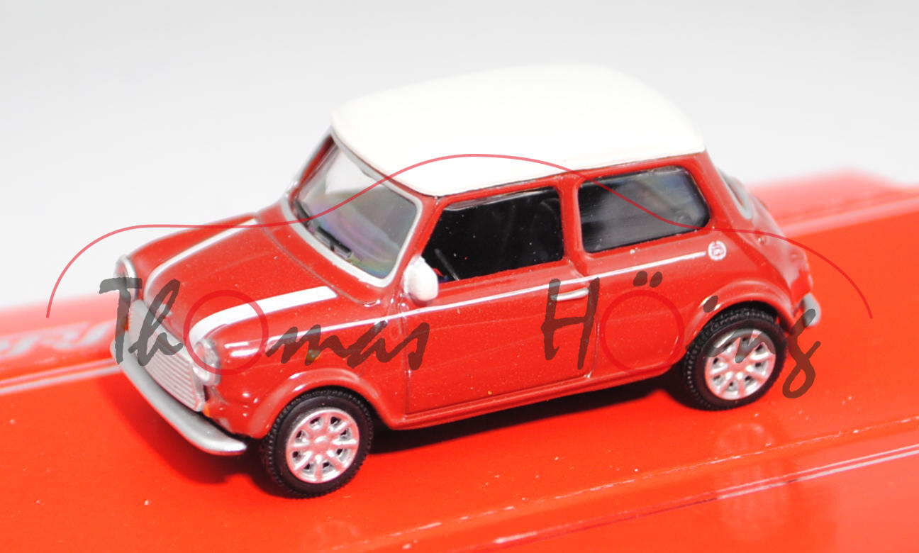 Mini Cooper (Typ MK VI, Modell 1992-1996), rot/weiß, Schuco, 1:64, mb