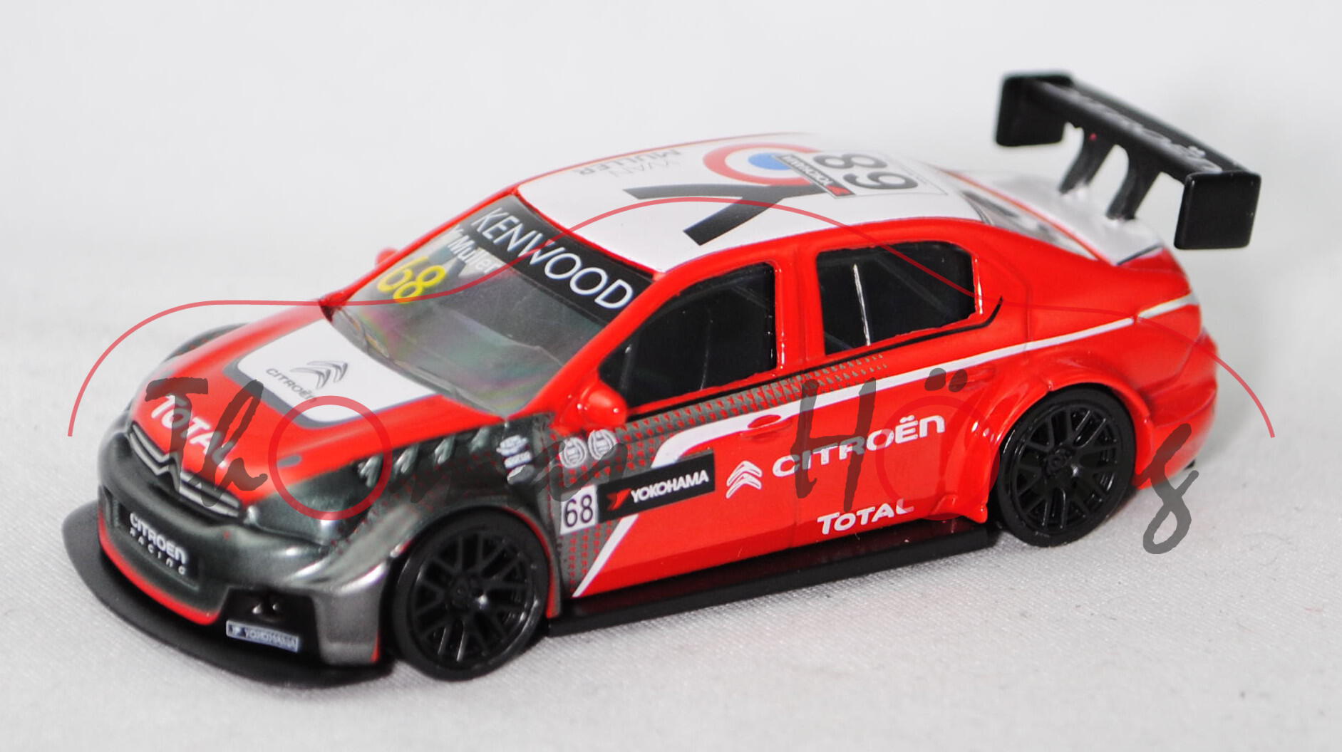 Citroen C-Elysée WTCC 2016 (Typ M43, Modell 2014-), reinweiß/verkehrsrot/umbragrau, Fahrer: Yvan Mul