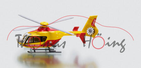 00102 Rettungshubschrauber, kadmiumgelb/rot, SECURITE CIVILE, F2, L17mP