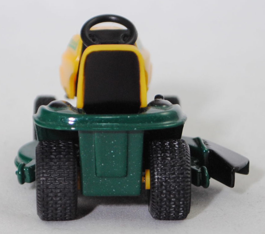 00000 Rasentraktor MTD YaRD-MaN AG 5165 AUTODRIVE™ (Modellnummer 13AE504G643, 4-Style, Modell 2002-2002), gelb/grün, Frontscheinwerfer 4 mm hoch, SIKU SUPER, 1:32, m
