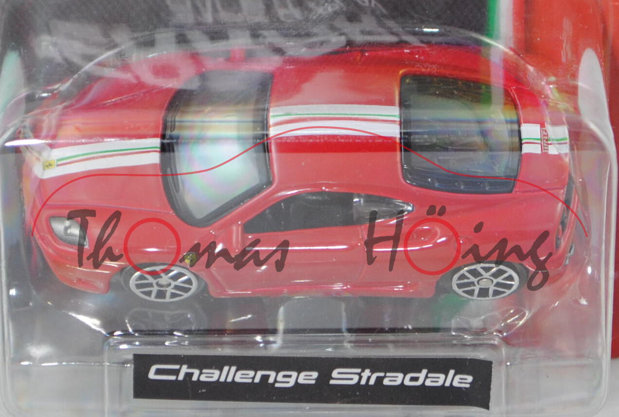 Ferrari 360 Challenge Stradale (Modell 2003-2005), rosso corsa, Bburago FERRARI RACE & PLAY, Blister