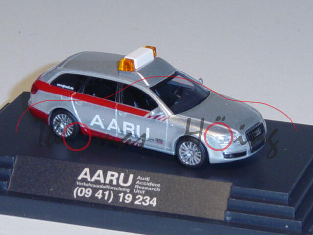 Audi A6 Avant, Mj 2004, lichtsilber, AARU / Audi Accident Research Unit Verkehrsunfallforschung, Bus