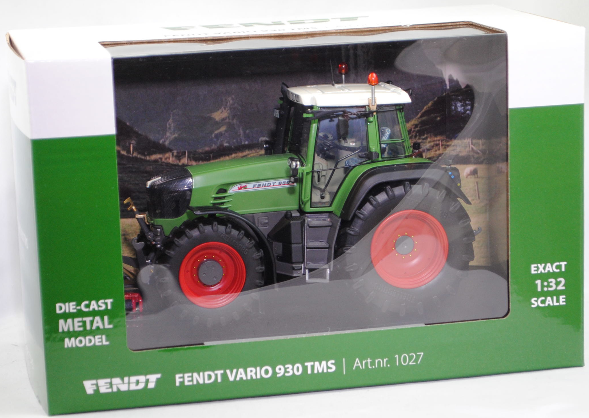Fendt Vario 930 TMS (Baureihe Vario 900 Com II, Vorfacelift, Ausführung 2002-2006), hell-grasgrün, weise-toys by HOLLAND OTO, 1:32, mb