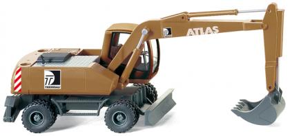 Terex Atlas 2205M Mobilbagger, braunbeige/eisengrau, ATLAS / TEERBAU, Wiking, 1:87, mb