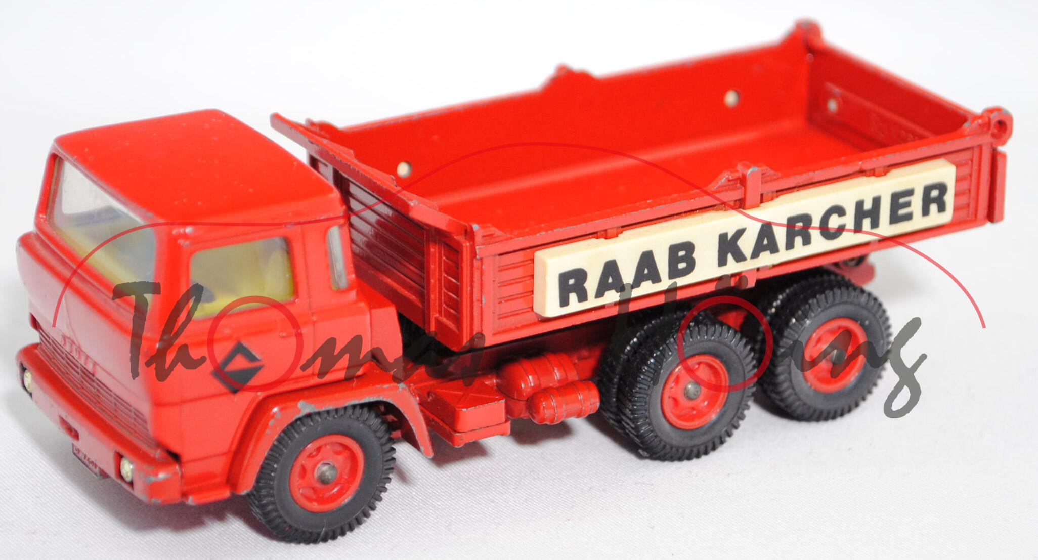 00403 Magirus-Deutz M250 D22 FK 6x4 (Typ D-Frontlenker, Mod. 1967-1969), rot, RAAB KARCHER, Fac, m-