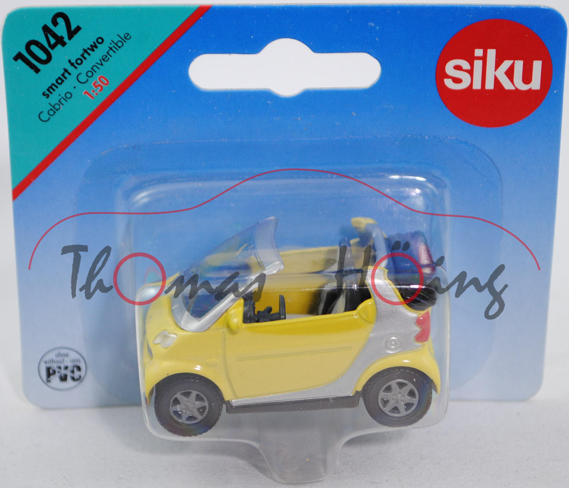 00006 smart fortwo cabrio passion (Typ A 450, 2nd gen., BM 450.443, Mod. 03-07), schwefelgelb/weißa