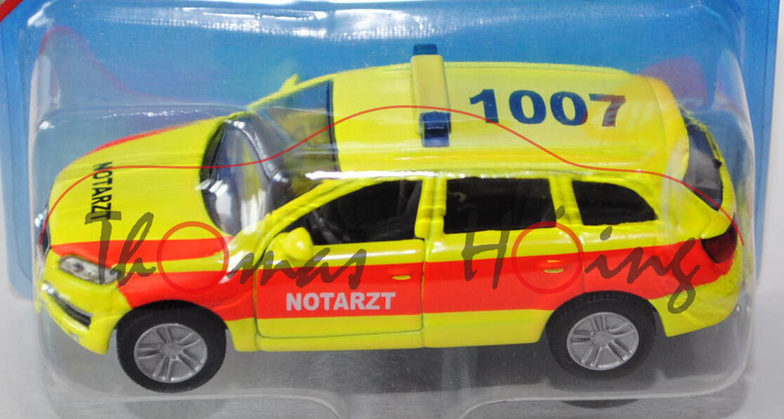 00401 Audi Q7 4.2 FSI quattro (Typ 4L, Modell 2006-2009), leuchtgelb, NOTARZT, P29a (Limited)