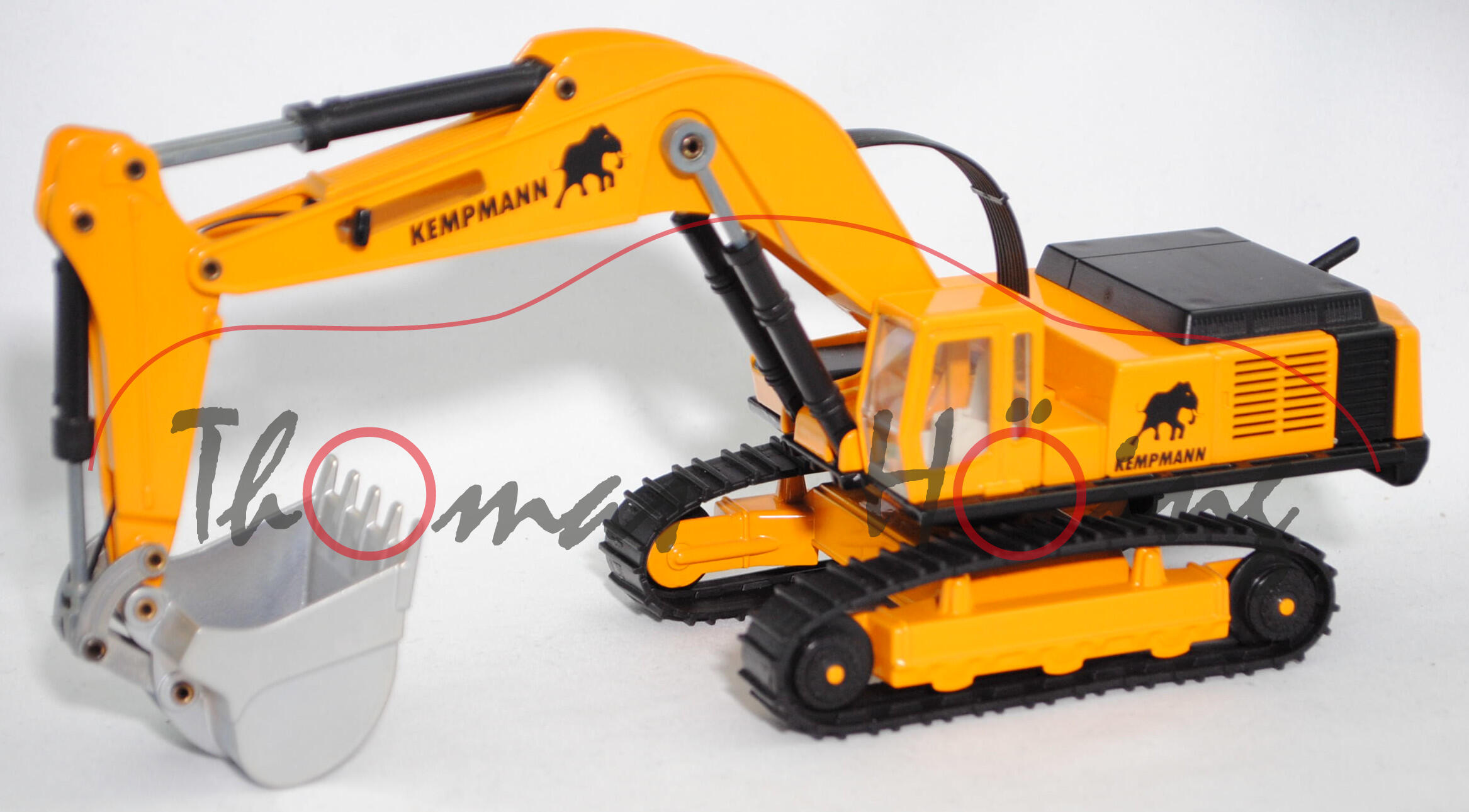 00002 LIEBHERR Raupenbagger R 974 B Litronic® HD, melonengelb/schwarz, KEMPMANN, SIKU, 1:55