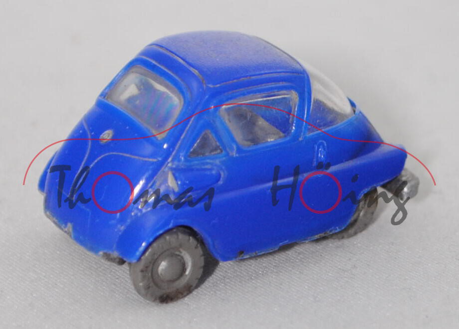 00000 BMW Isetta 250 (Motocoupé, Modell 1955-1956), ultramarinblau, Stoßstangenecken vorne weg