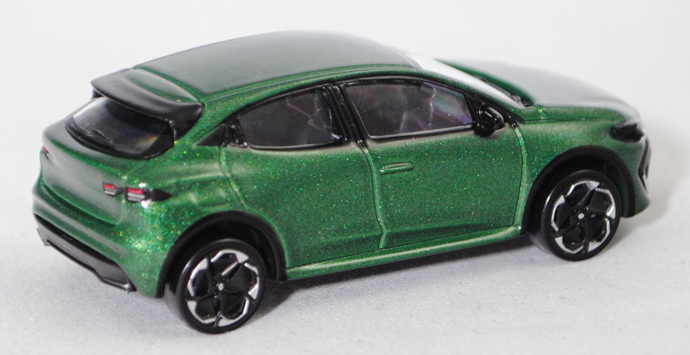Renault Clio VI Full Hybrid E-Tech 160 Techno (R03, Phase I / Vorfacelift, Modell 2026-), absolut-grün (Farbcode DQP), Norev Multigam Serie, 1:64, mb