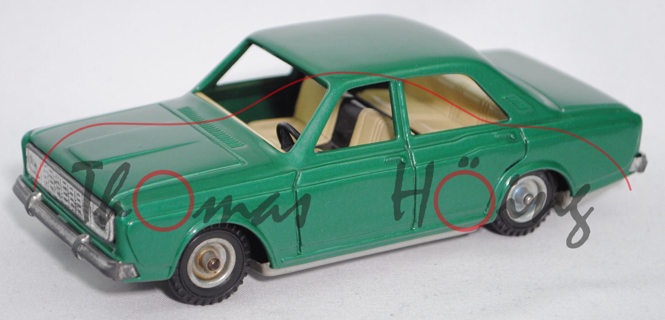 Ford 20M (Typ P7a, viertürige Limousine (42 F), Mod. 1967-1968), d.-türkisgrün, CKO Kellermann, 1:36