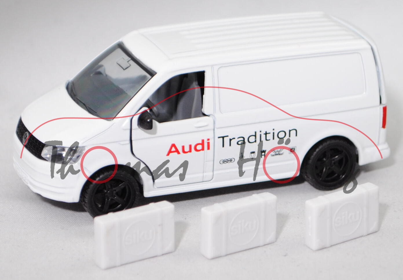 00401 Audi Tradition VW T6 Transporter Kastenwagen (Mod. 15-19), Audi Tradition, SIKU, 1:50, L17mpK