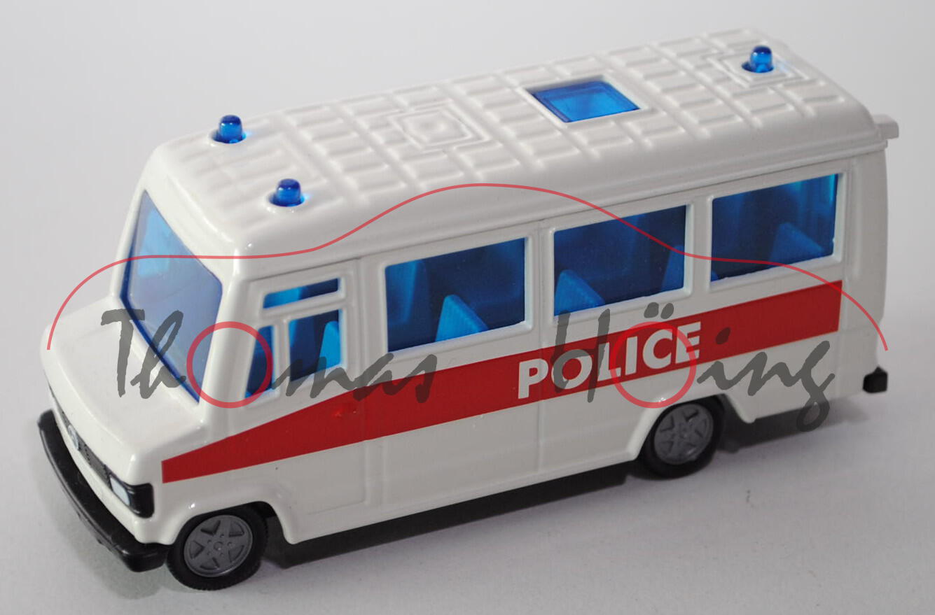 99900 Mercedes-Benz 809 D (Typ T 2 neu, Baumuster: 670) Polizei-Mannschaftswagen, Modell 1986-1996, 