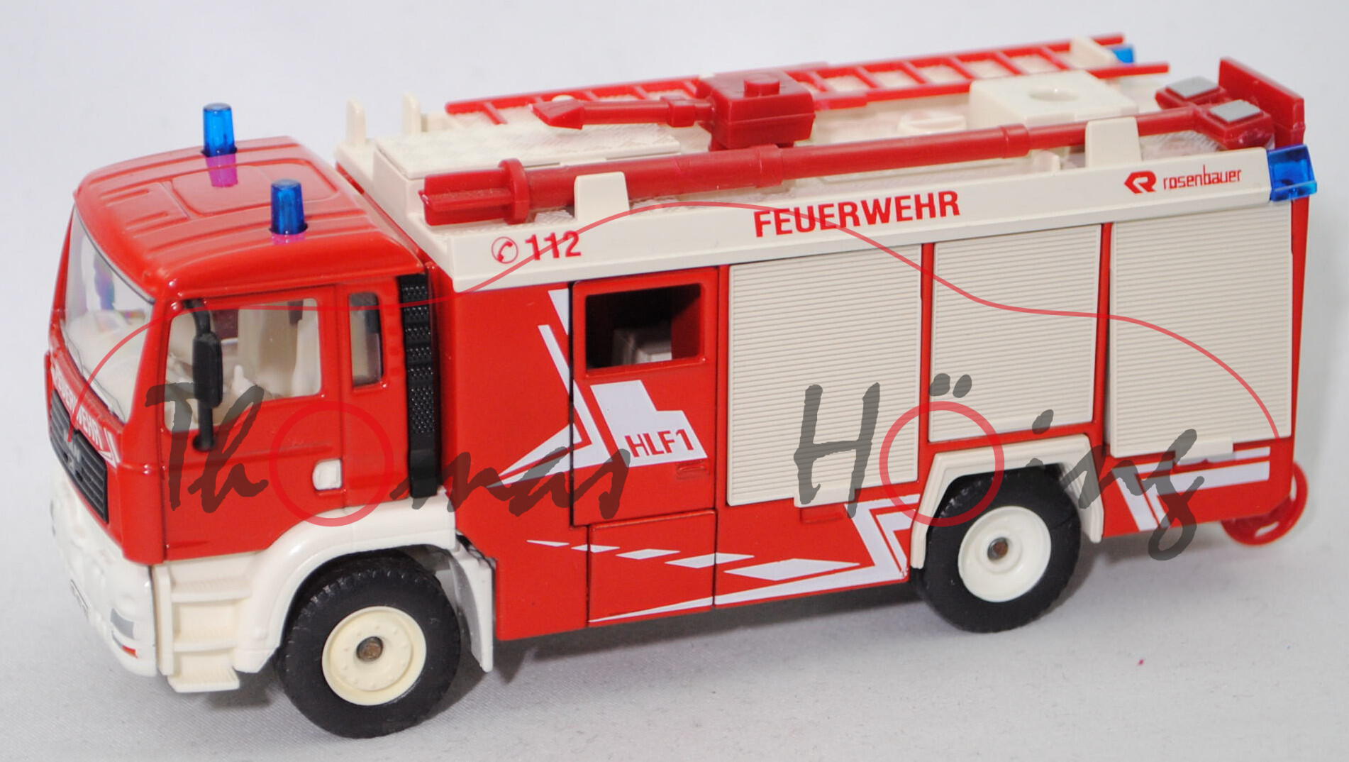 00001 HLF 20 auf Fahrgestell MAN TGA 18.460 M Feuerwehr, rot/weiß, Riffelung bis 4,5 mm vom Ende