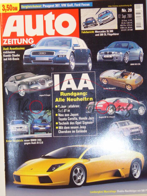 AUTO ZEITUNG, Heft 20, 12. September 2001