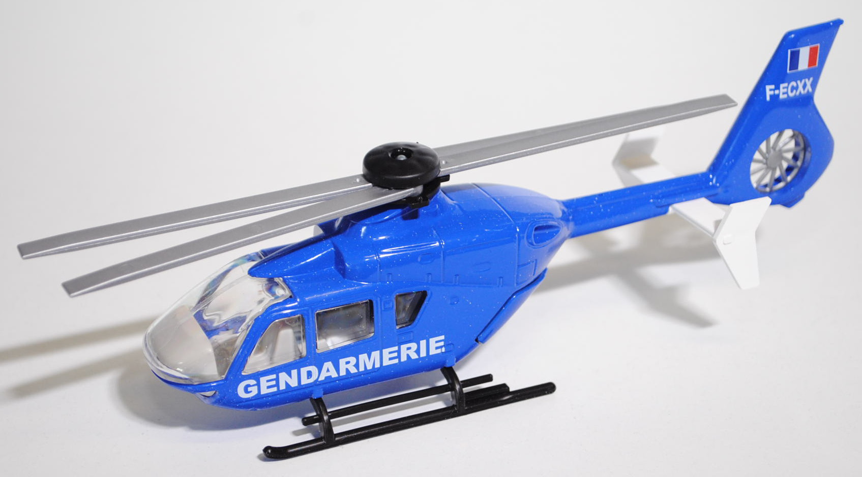 00101 Eurocopter Polizei-Hubschrauber, hell-ultramarinblau, GENDARMERIE / F-ECXX, 1:55, L15n, F1